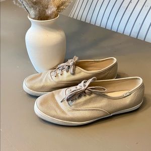 Keds Shimmery Gold Shoes